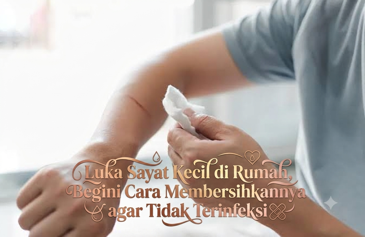 Luka Sayat Kecil di Rumah, Begini Cara Membersihkannya agar Tidak Terinfeksi