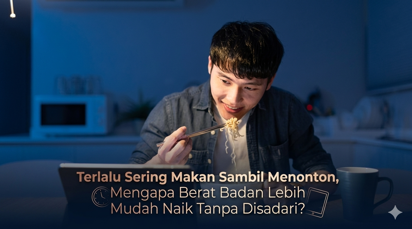 Terlalu Sering Makan Sambil Menonton, Mengapa Berat Badan Lebih Mudah Naik Tanpa Disadari?