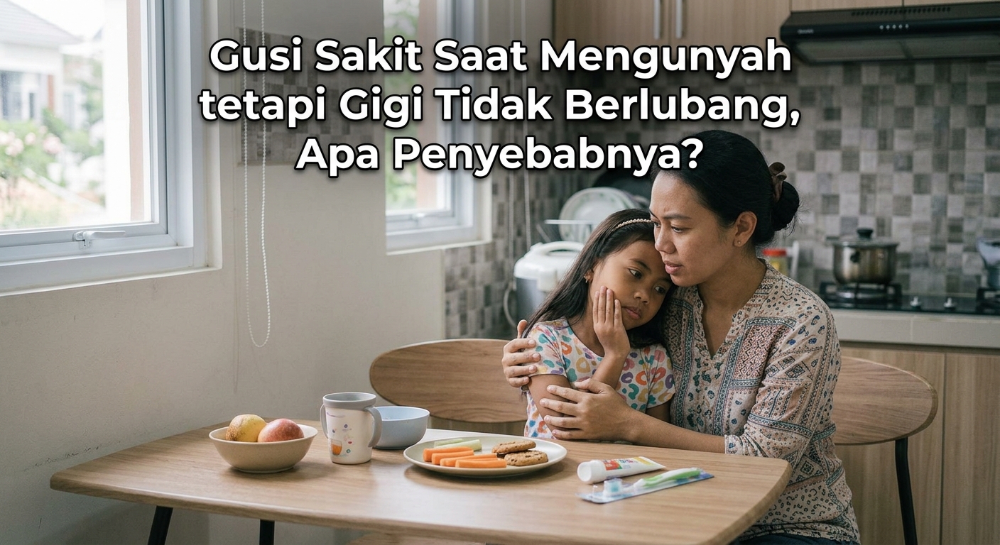 Gusi Sakit Saat Mengunyah tetapi Gigi Tidak Berlubang, Apa Penyebabnya?