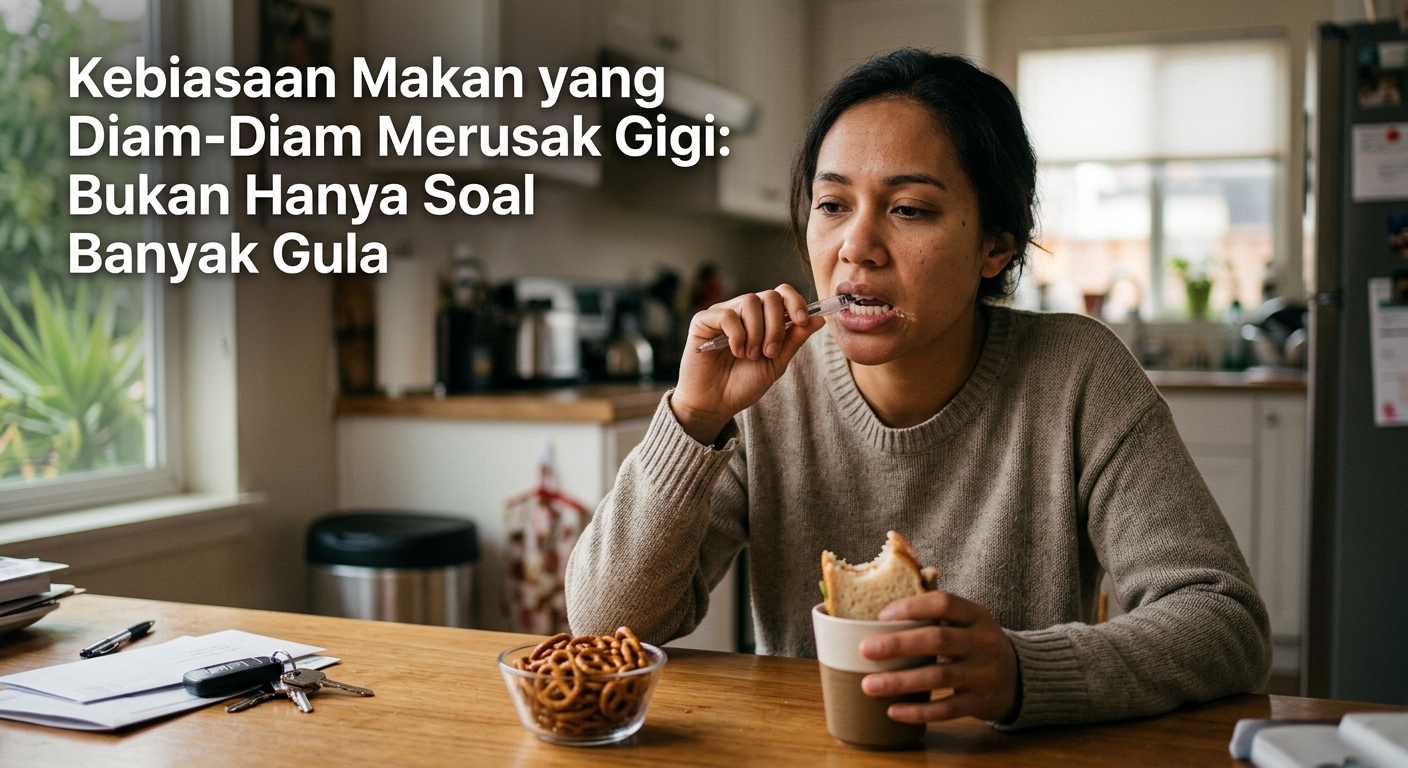 Kebiasaan Makan yang Diam-Diam Merusak Gigi: Bukan Hanya Soal Banyak Gula