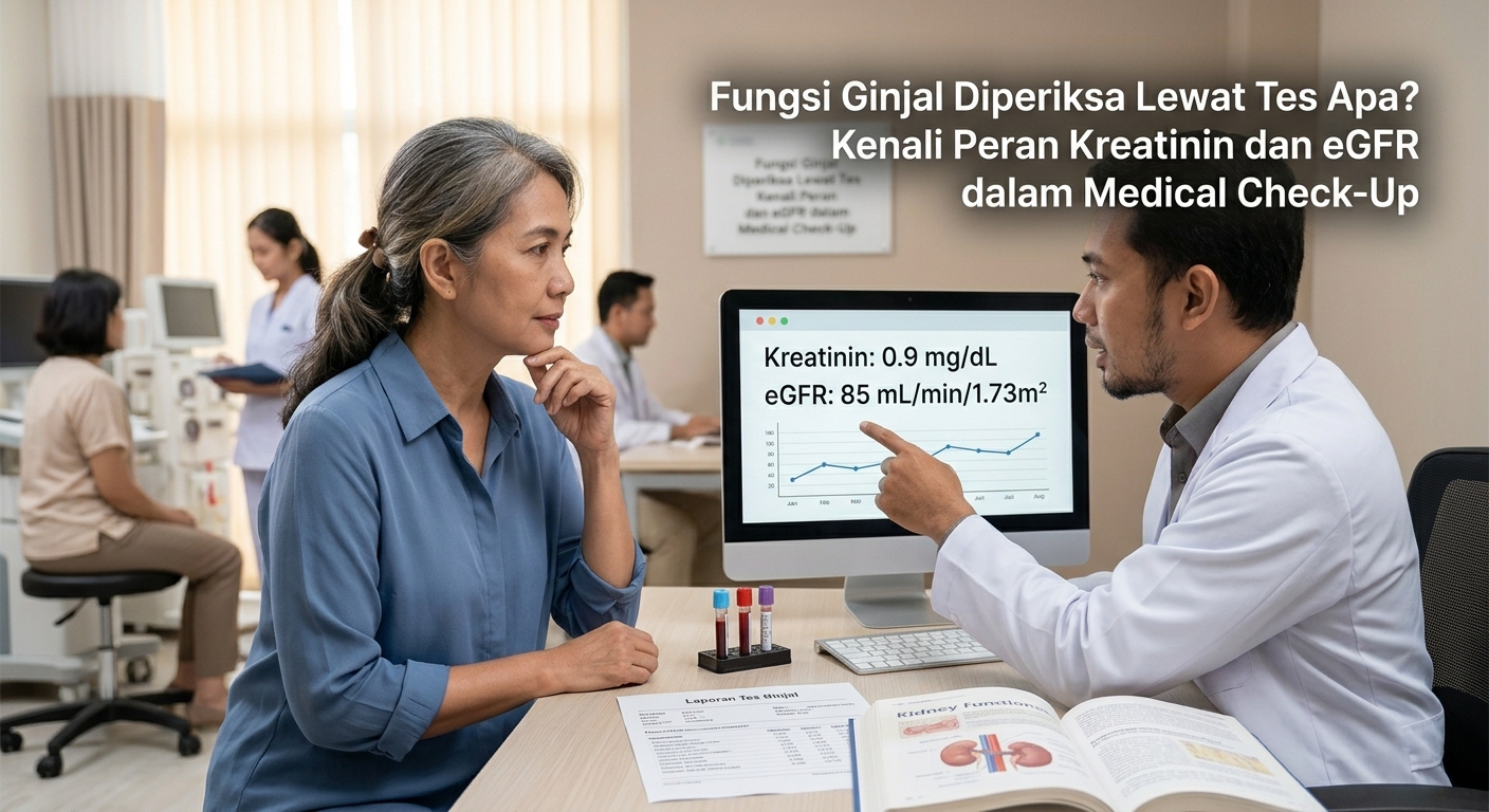 Fungsi Ginjal Diperiksa Lewat Tes Apa? Kenali Peran Kreatinin dan eGFR dalam Medical Check-Up